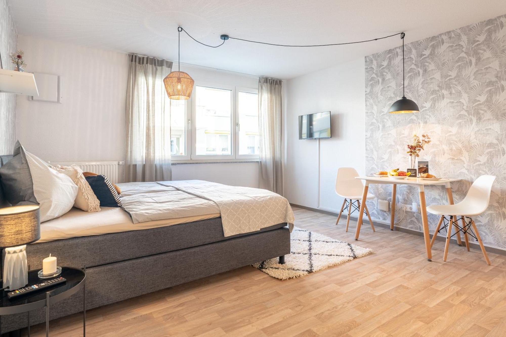 Neu☆Business Apartment☆Messe/Airport☆Tiefgarage Leinfelden-Echterdingen Szoba fotó